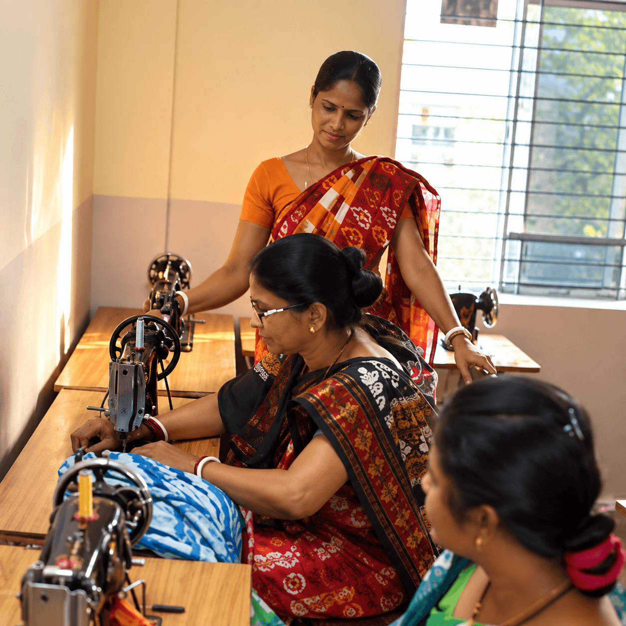 Children participating in a Sewa Sanskriti education programme.